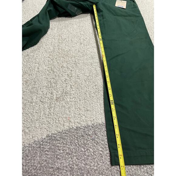 NWT Denver Hayes (31x31 actual) 4x32 Chino Khaki Pants Green Contemporary Fit - Picture 6 of 11